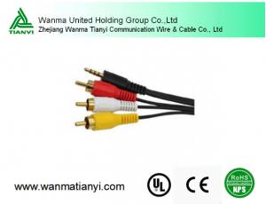  4.5mm high end twisted CCA/soft car audio RCACable Manufactures