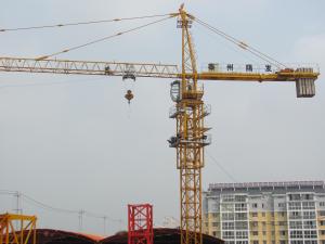  Hydraulic Rental Tower Cranes Used In Building Construction Site High Safety Standard Manufactures