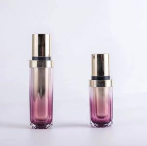  Luxury skincare packaging empty plastic acrylic cosmetic serum lotion pump bottle for cosmetic Manufactures