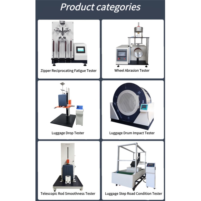 Automatic Luggage Lifting Lowering Testing Machine LCD Display Suitcase Baggage Bag Placing Tester HUAKAI