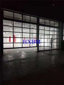  Aluminium glass Garage Doors With powder coated color and Remote Control for construction Manufactures