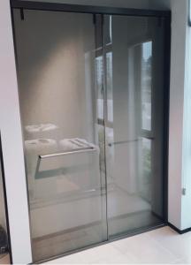  Wire Embedded Glass Shower Cabin Sliding Door 60 Inch Sliding Glass Shower Door Manufactures