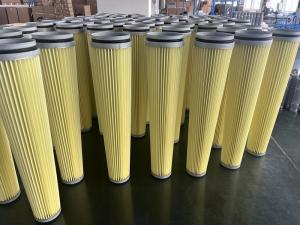China Polyester Pleated Dust Filter Cartridge For Sticky Dust Oil And Water Proof Filter Cartridge on sale