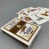 Buy cheap Frosted Finish 88mm 89mm Length Cardboard Poker Playing Cards from wholesalers