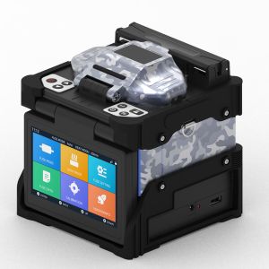  FONGKO 6 Motor Core to Core Alignment Fusion Splicer Splicing Machine FTTX/FTTH High Precision Automatic Multi-language Manufactures