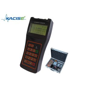Handheld Fluid Level Meter Ultrasonic Flow Transducer With SD Card Function