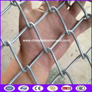  ASTM A392 standard hot galvanized Chain link fencing 50X50mm with CE certificate for electric gate operators Manufactures
