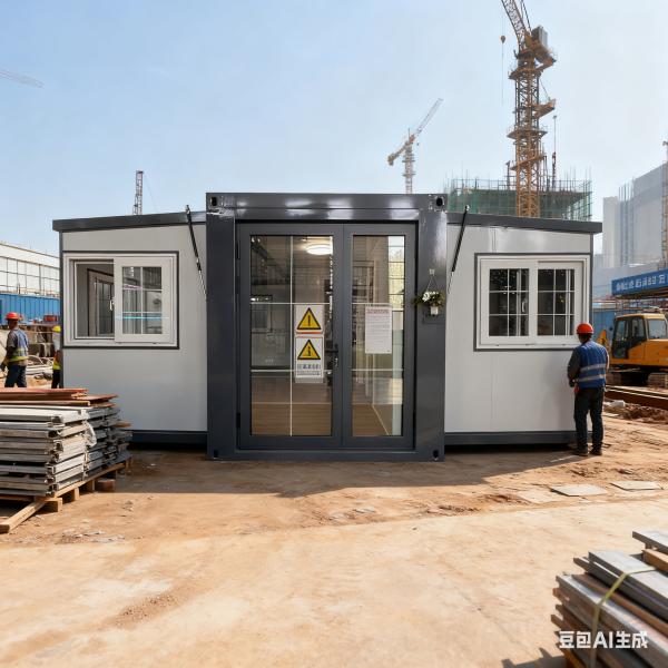 Quality Modern Design Stackable Foldable 20ft Container with Manual Locking Mechanism and Galvanized Light Steel Frame for sale