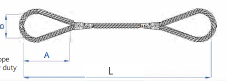 Large Diameter Cable Laid Sling Galvanized Steel Wire Rope