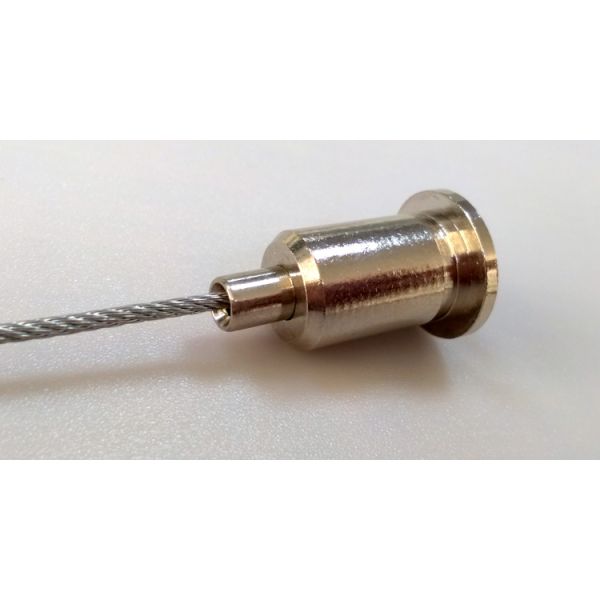 High Quality Brass Cable Gripper Adjustable Suspension Hook Hardware Fitting Ceiling Suspension System Light Sign Hanging Clamp