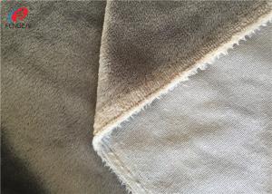  100 % Polyester Minky Cuddle Super Plush Fabric , Plain Minky Fleece Fabric Manufactures