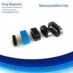High Permeability VFD Motor EMI Noise Filter Oval Nanocrystalline Coating Core