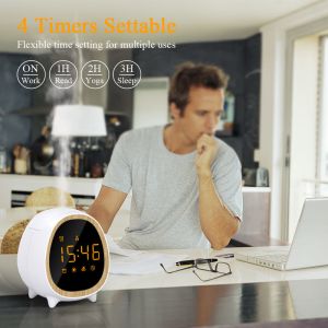 Smart Home Ultrasonic Aroma Diffuser With Clock Function