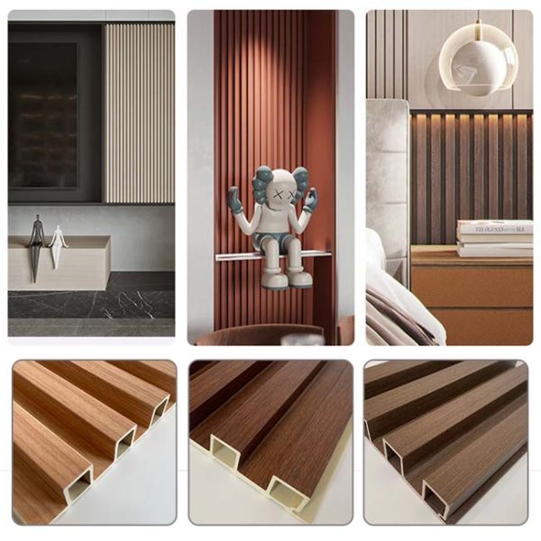 Indoor WPC Decorative Interior Panel WPC Wall Decoration Material