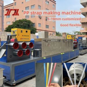 100% Recycled Material Using PP Strapping Band Making Machine With Automatic