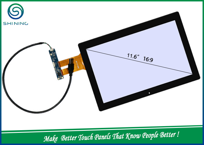  2 Layers Projected Capacitive Industrial Touch Screen With Cover Glass / Sensor Manufactures