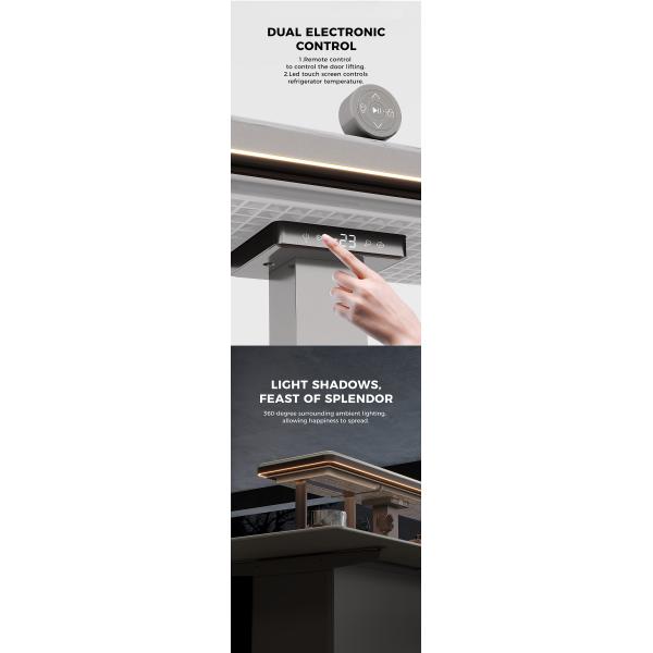 Multifunctional Kitchen Cabinets for Modern Smart Dining and Storage Solution Design