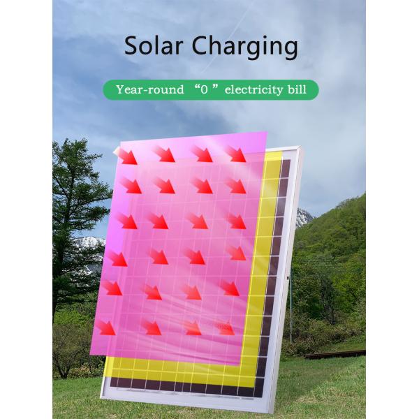 Mini Portable 3pcs Saving Solar Charged Lighting System 3W Energy Panel LED