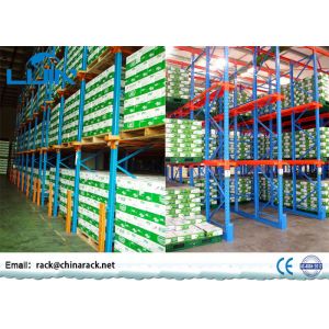Adjustable Drive In Drive Through Racking System Customized Size Q235B Cold