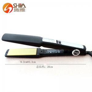  Professional LCD/LED display nano titanium style elements hair straightener flat iron hair styling product Manufactures