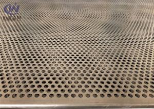 Mild Steel 5mm Hole 2mm Pitch Perforated Metal Cladding Panels With Galvanized Coated