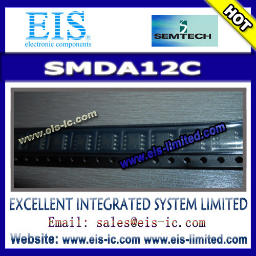 SMDA12C - SEMTECH - Bidirectional TVS Array for Protection of Four Lines - Email