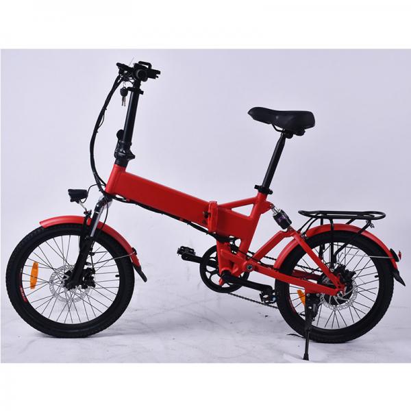 Quality 7Speed Lightweight Electric Folding Bike 20 Inch With 0.35KW Motor for sale