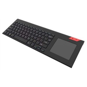 2.4G Wireless Keyboard With Touch Pad With Easy Media Control Solid Stainless