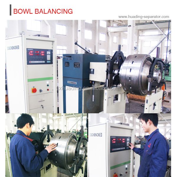 Quality control in centrifuge production