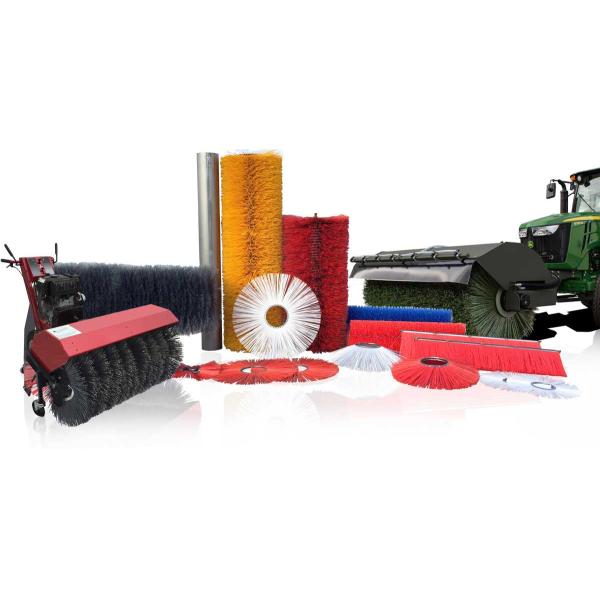 Plastic Ring Poly Street Sweeping Brush Gutter Sweeper Broom 375mm