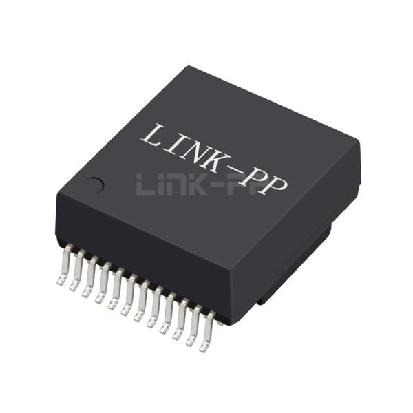 Quality LP82428NL 10/100/1000 Base -T Dual Port PoE 24 Pin SMT Lan Transformer Modules for sale