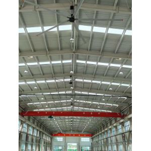 Zero Brush High Torque Density PMSM HVLS Fan With Precise Speed Control