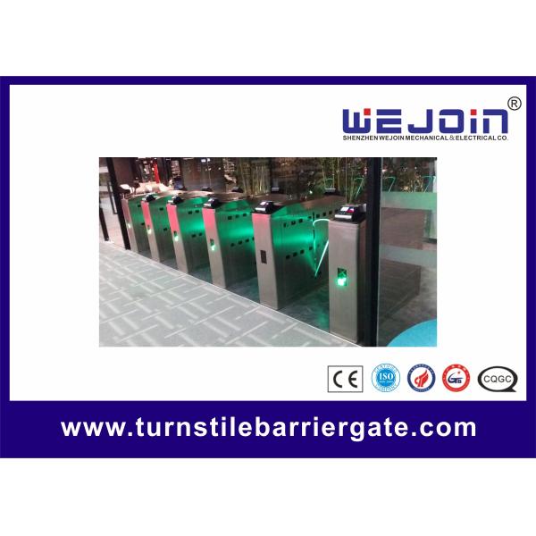 Quality Alarm High Speed Retractable Flap Barrier Auto Detection Flap Gate for sale