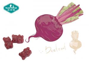  Beet Root Gummies Soft Chews Dietary Supplements Supports a Healthy Circulation 60 Vegan Gummy Bears Manufactures