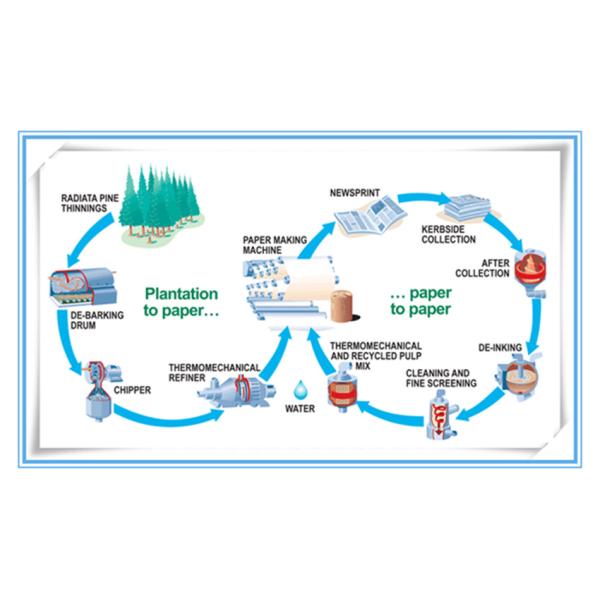 Great Performance Testliner Paper Making Machine Production Line Double Layer