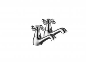 China Durable Brass Bathroom Taps , Contemporary Bath Tap Pairs With Ceramic Valve on sale