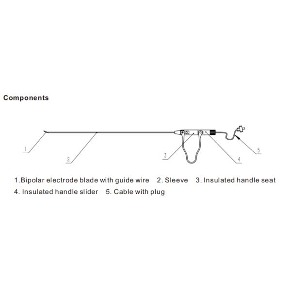 Three Plug Electrosurgical Neutral Electrode Electric Knife Pen High Efficiency