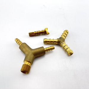 Customized Precision CNC Machined Brass Pipe Fitting for Customized Applications