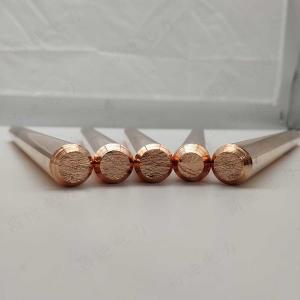  60mm 3 Meter Solid Copper Earthing Rod Threaded 5/8 Manufactures
