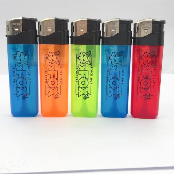 Quality Model NO. DY-588 Disposable Transparent Colors Body Cigarette Gas Lighter with Patterns for sale