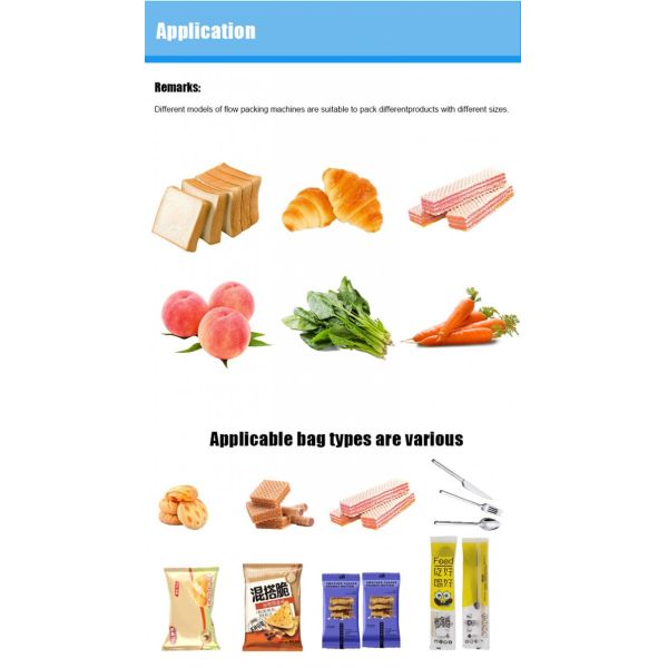 Automatic Horizontal Packaging Machine for Food & Beverage