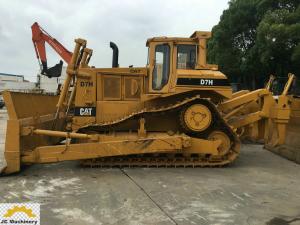 China Yellow Old Cat Dozer / Cat D7H Dozer With 3 Shank Ripper And Good Undercarriage on sale