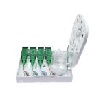 1core 2core 4core FTTH Faceplate SC LC Adapter UL94V0 ABS Wall Mounting FTTH