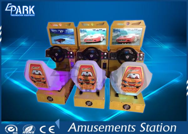 Quality Kids Racing Arcade Cabinet / Arcade Driving Machine Mini Outrun for sale