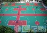 Outdoor Artificial Tennis Playing Surfaces Anti Abrasion Easy To Install