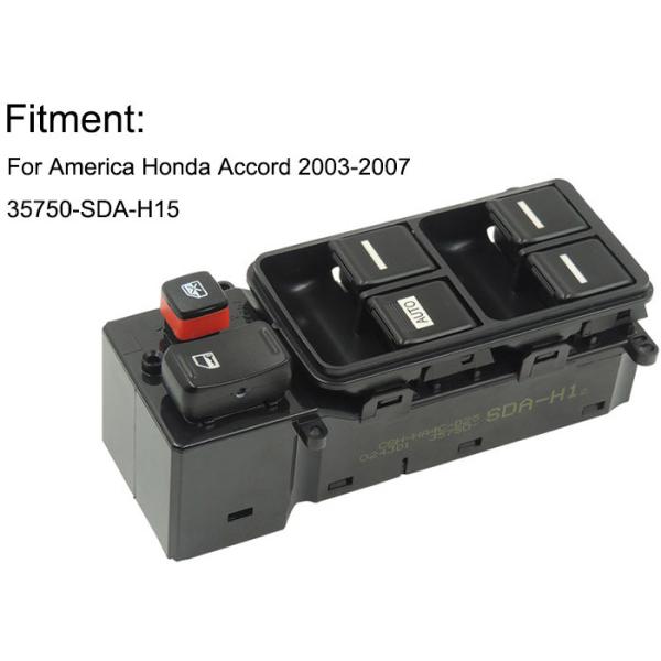 Electric Honda Power Window Switch , Master Window Control Switch 35750-SDA-H15