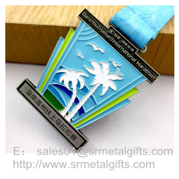 Enamel engraved Sports Prizing Medals