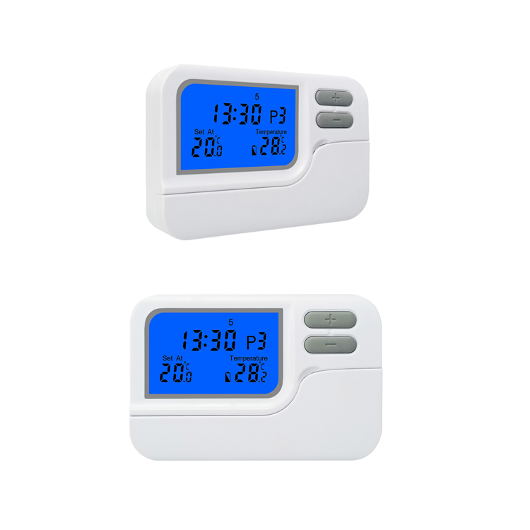 7 Day Programmability Boiler Temperature Control Room Thermostat for Heating and