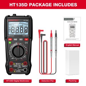 Habotest HT135D 4000 Counts True RMS Digital Multimeter with Data Logging and