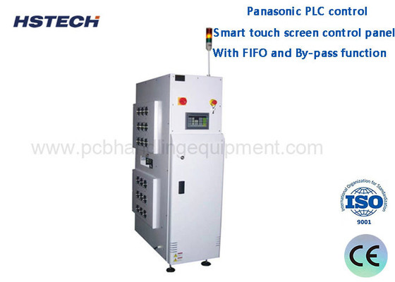 Quality Touch screen Control Small PCB SMT Board Handling Machine With Fan FIFO LIFO HS-330BF for sale